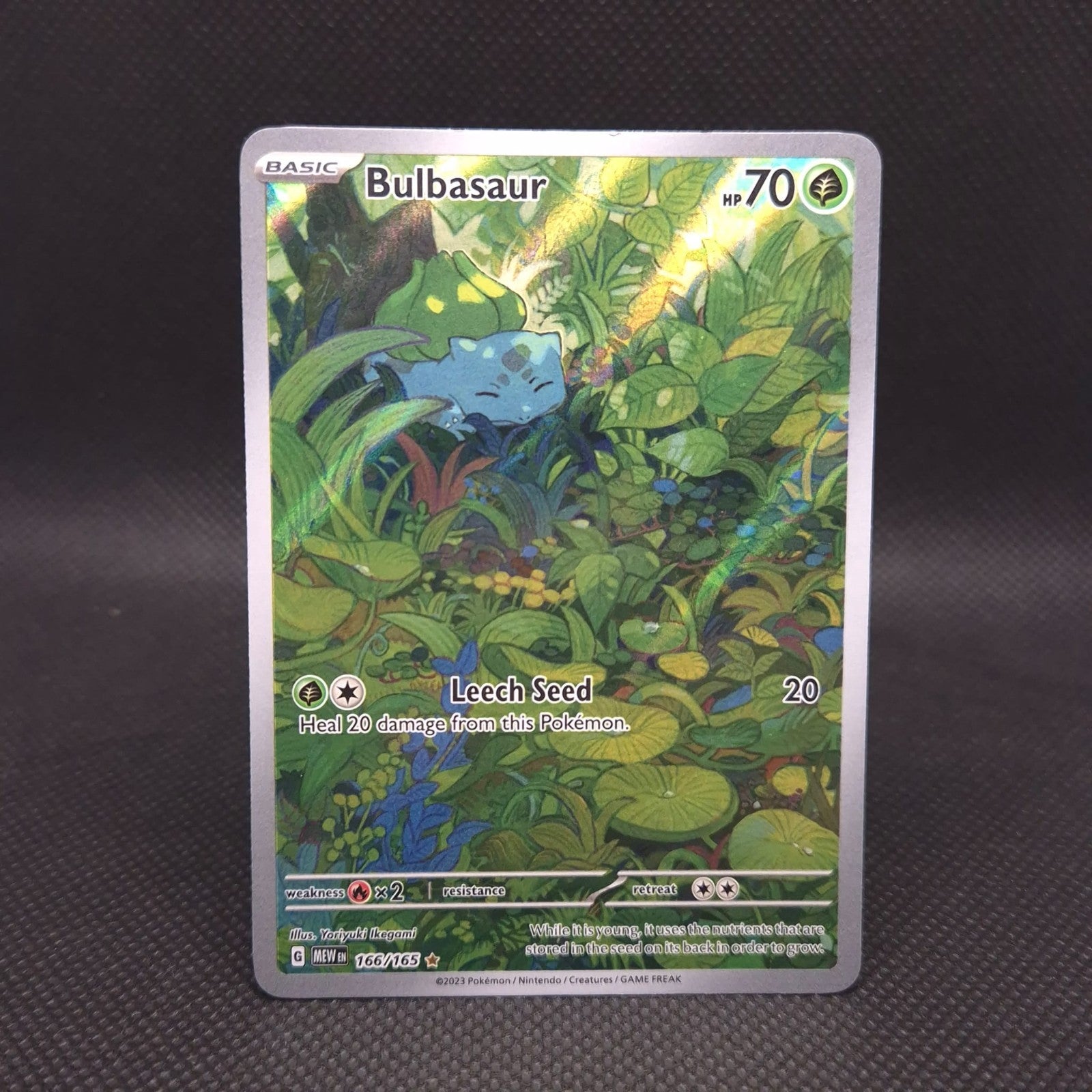 Bulbasaur 166/165 Illustration Rare SV: Scarlet & Violet 151