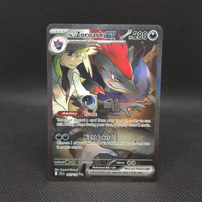 N's Zoroark ex 185/159 Special Illustration Rare SIR Journey Together Pokeon TCG