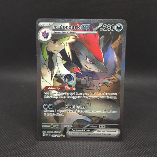 N's Zoroark ex 185/159 Special Illustration Rare SIR Journey Together Pokeon TCG