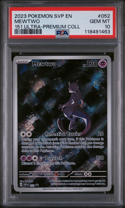 Mewtwo SVP 052 151 Ultra Premium Collection Promo Pokemon Card PSA 10 Gem Mint