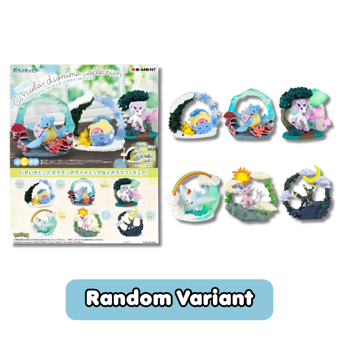 Pokémon Re-Ment - Circular Diorama Collection - Blind Box Figures (Japanese)